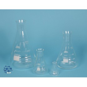 Fiole d´Erlenmeyer 100 mL, col étroit (x12)