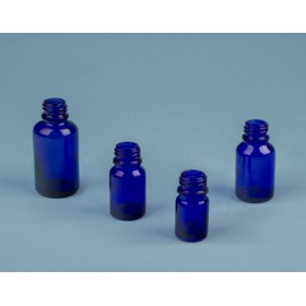 DIN18 bouteille bleu cobalt