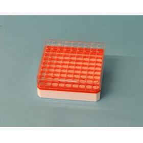 Boîte congélation de PC p/cryotubes 81x1.8 mL