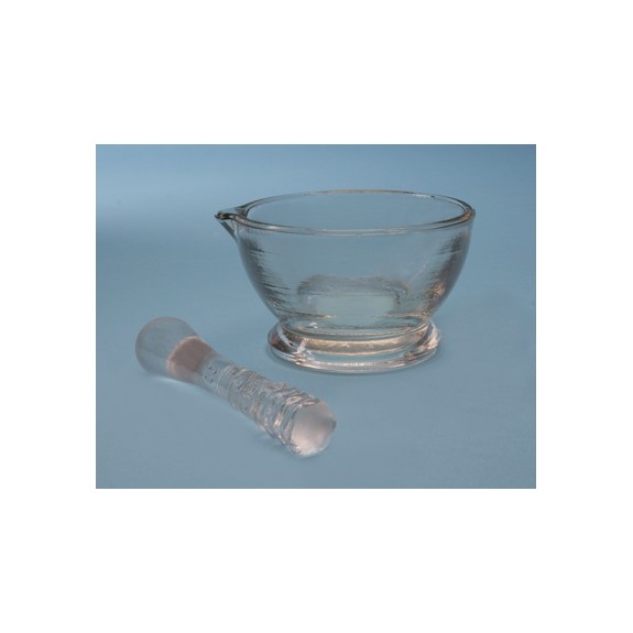 Mortier verre 200ml, diam. 100mm + pilon (x1)