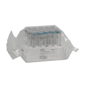 Tubes à centrifuger gradués avec bouchon à vis, rack, 15 ml, PP, High Quality, 25 PCs (x10)