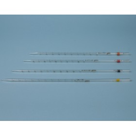 Pipette grad. classe A s/boule, 0 haut, 2mL/0.02mL (x10)