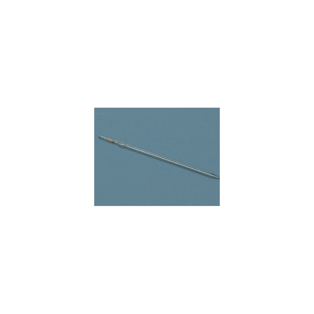 Pipette B 0 en haut 2ml 1/10 sans boule g.brune (x1)