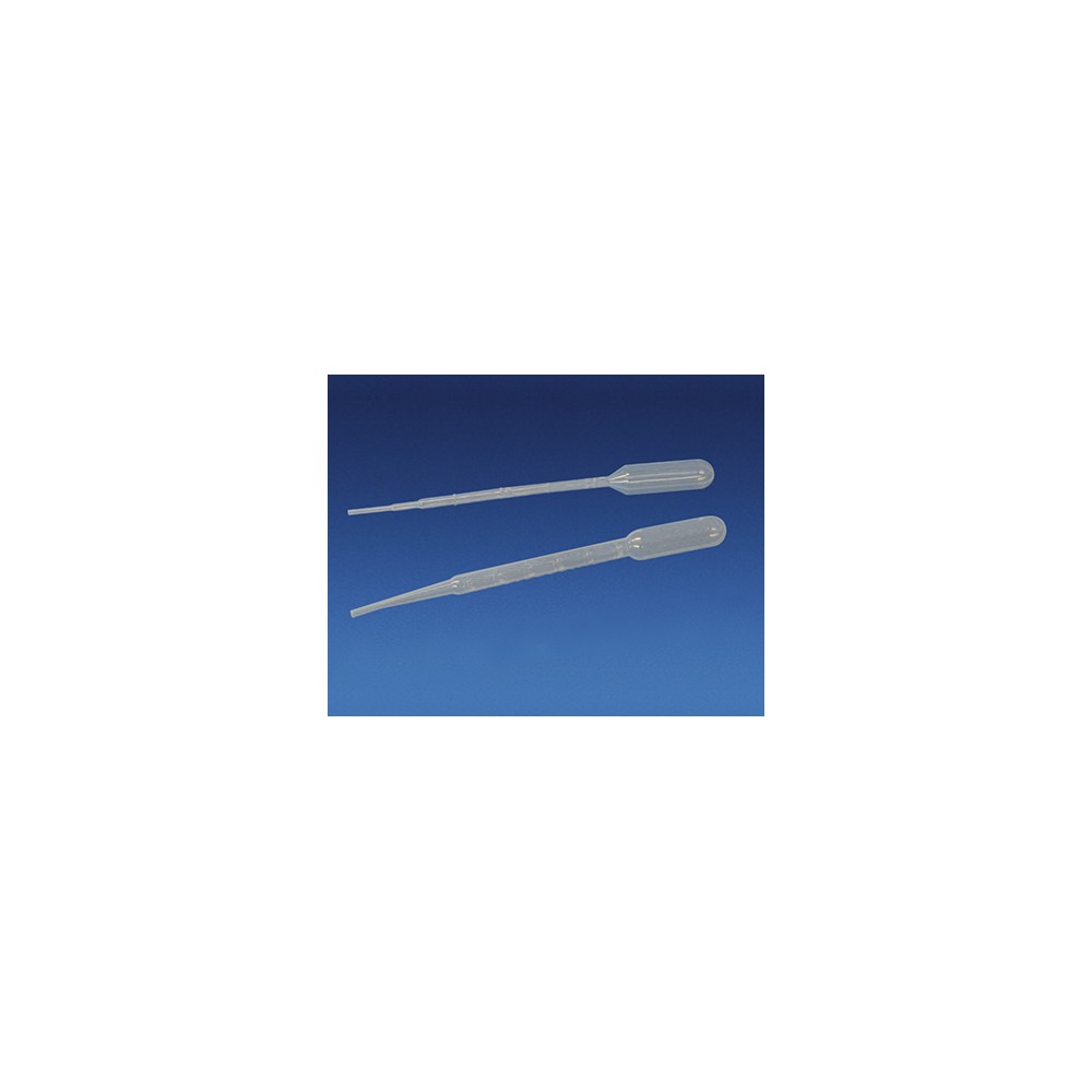 Pipette Pasteur en plastique 1.0 mL, s/500