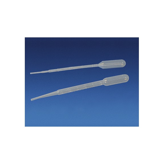 Pipette Pasteur en plastique 1.0 mL, s/500