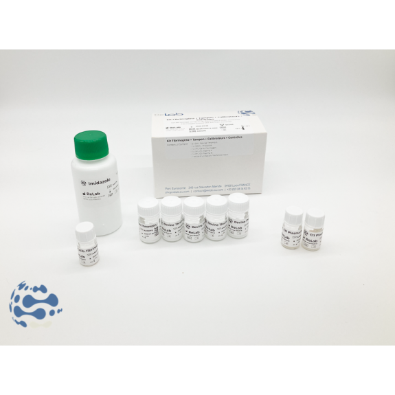 Kit Fibrinogène + Tampon + Calibrateurs + Contrôles (5x2mL)