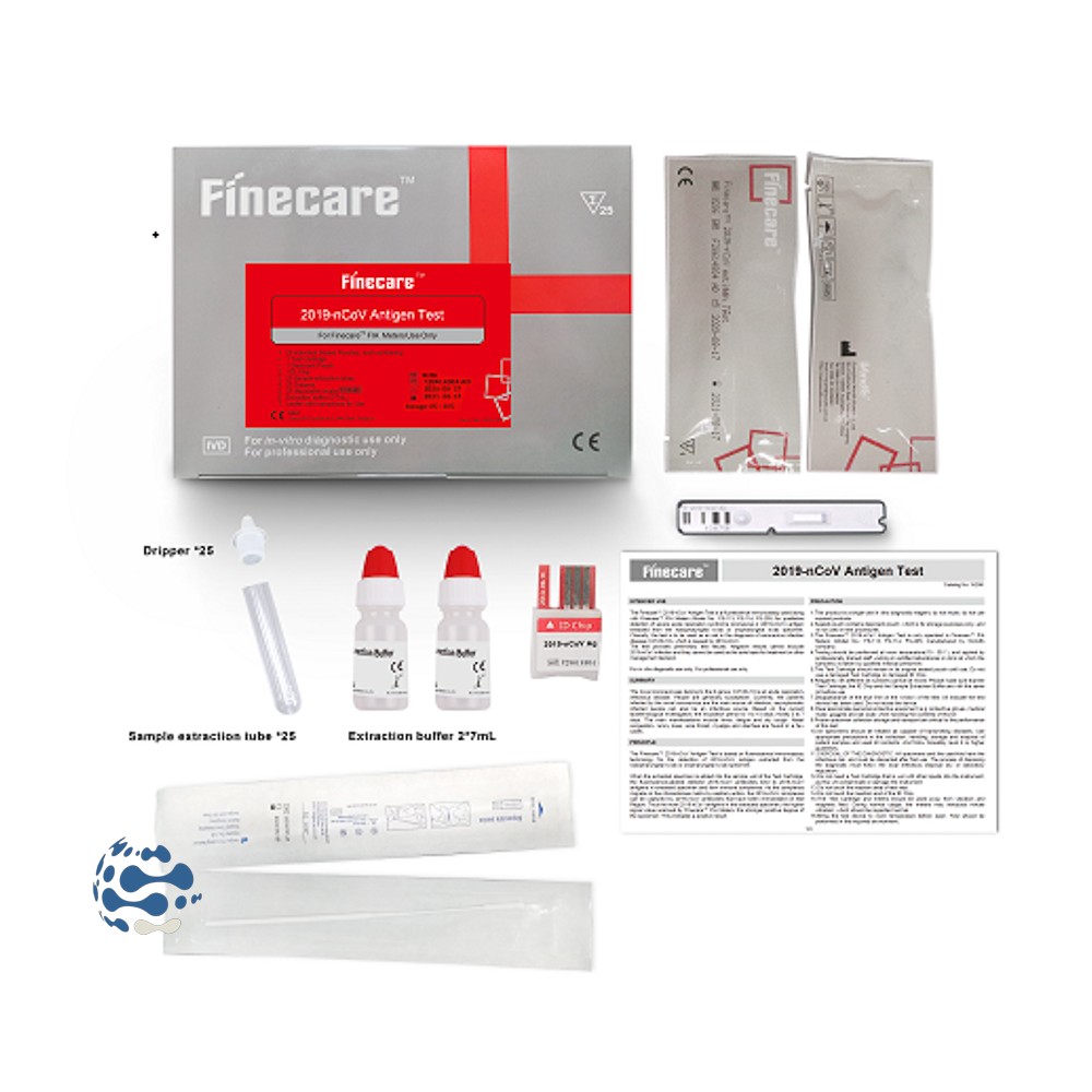 2019-nCoV Antigen Test Nasopharyngé pour Finecare™ FIA Meter Plus (25 tests)